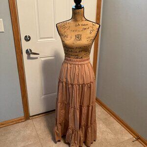 Maxi Skirt Poplin NWT Women Size 1X